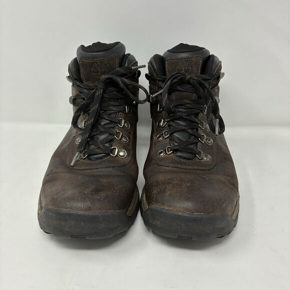 Timberland-Flume Waterproof Boot Men Size 12 Leather Brown 18128 main image 8